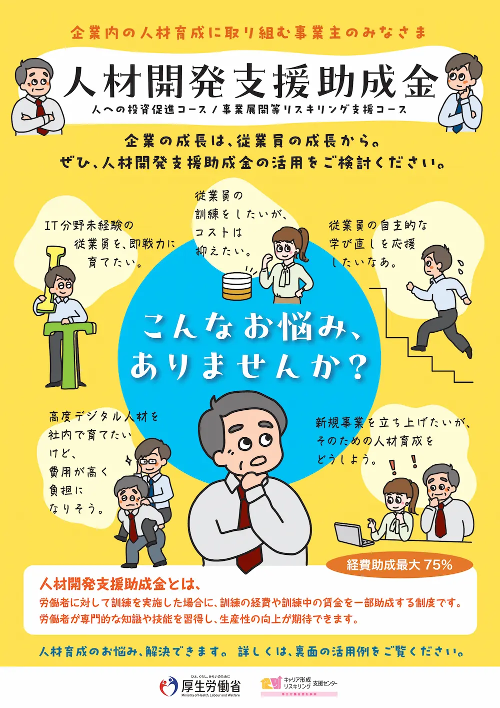 人材開発支援助成金のご案内