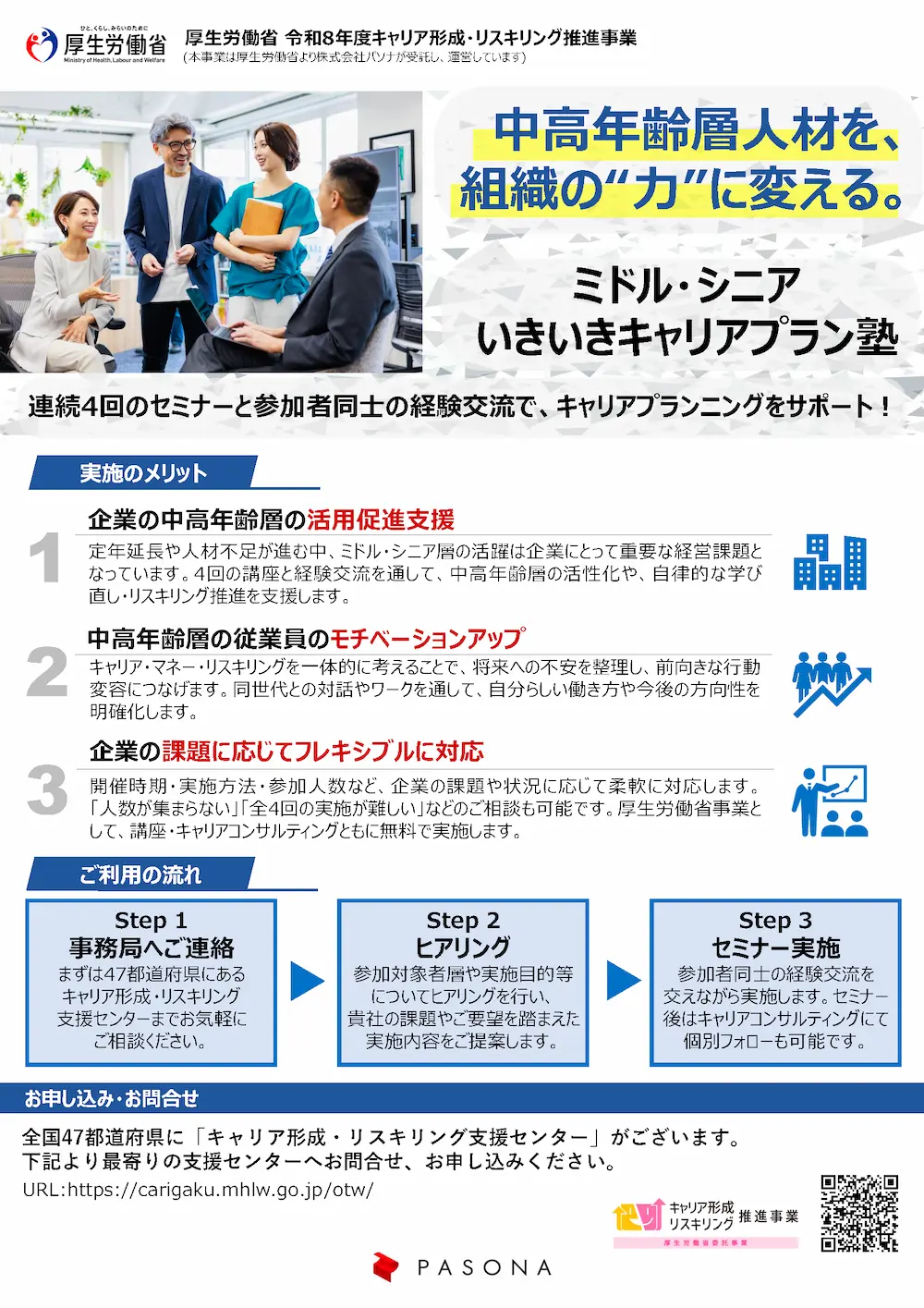企業向けキャリアプラン塾のご案内